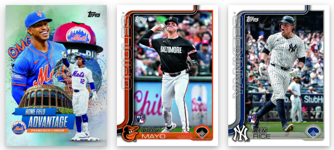 2025 Topps Series 1 Cartes Baseball MLB 7-Pack Blaster Box