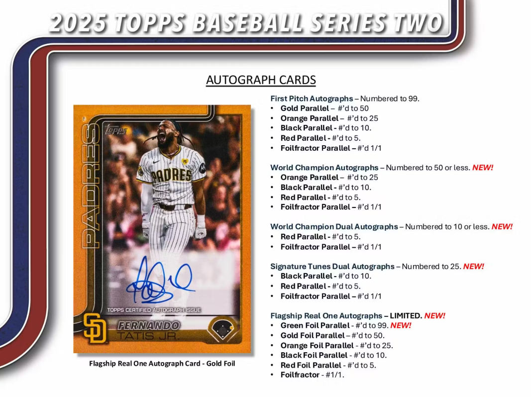 2025 Topps Series 2 Cartes Baseball MLB Blaster Box