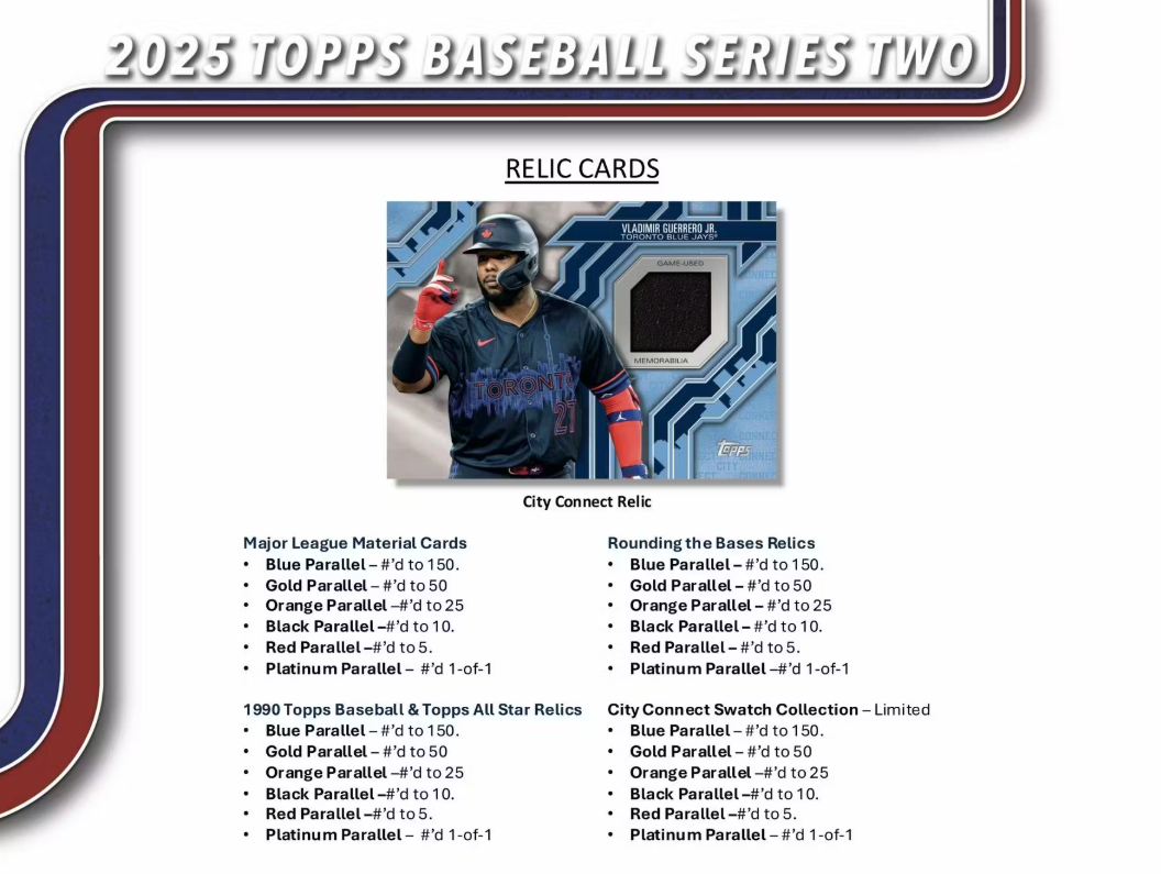 2025 Topps Series 2 Cartes Baseball MLB Blaster Box