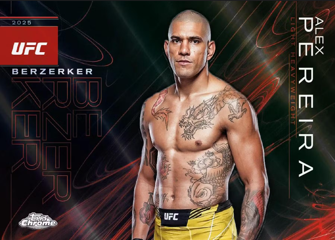 2025 Topps Chrome Cartes UFC Blaster Box Topps