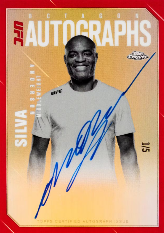 2025 Topps Chrome Cartes UFC Blaster Box Topps