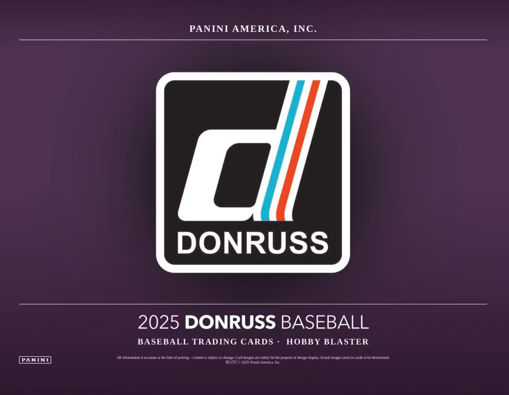 2025 Panini Donruss Cartes Baseball MLB Hobby Blaster Box Topps