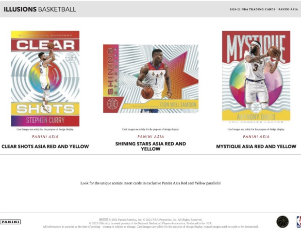 2020-21 Panini Illusions Cartes Basketball NBA Tmall Box Panini
