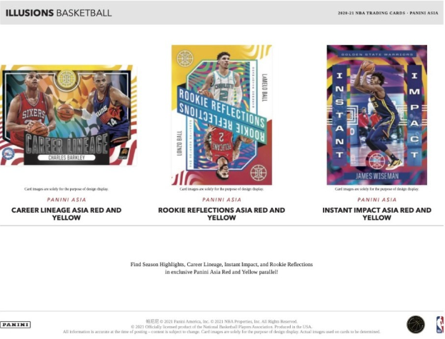 2020-21 Panini Illusions Cartes Basketball NBA Tmall Box Panini
