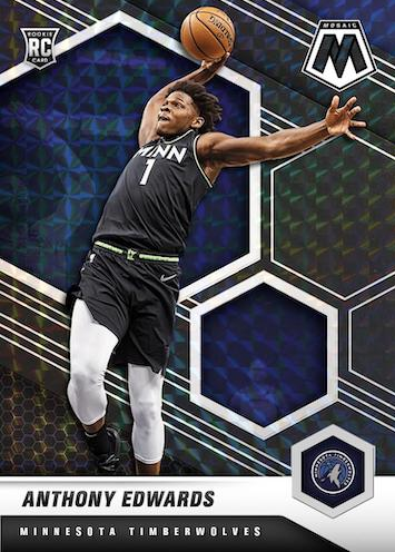 2020-21 Panini Mosaic Cartes Basketball NBA Blaster Box ( Orange Fluorescent Prizms)
