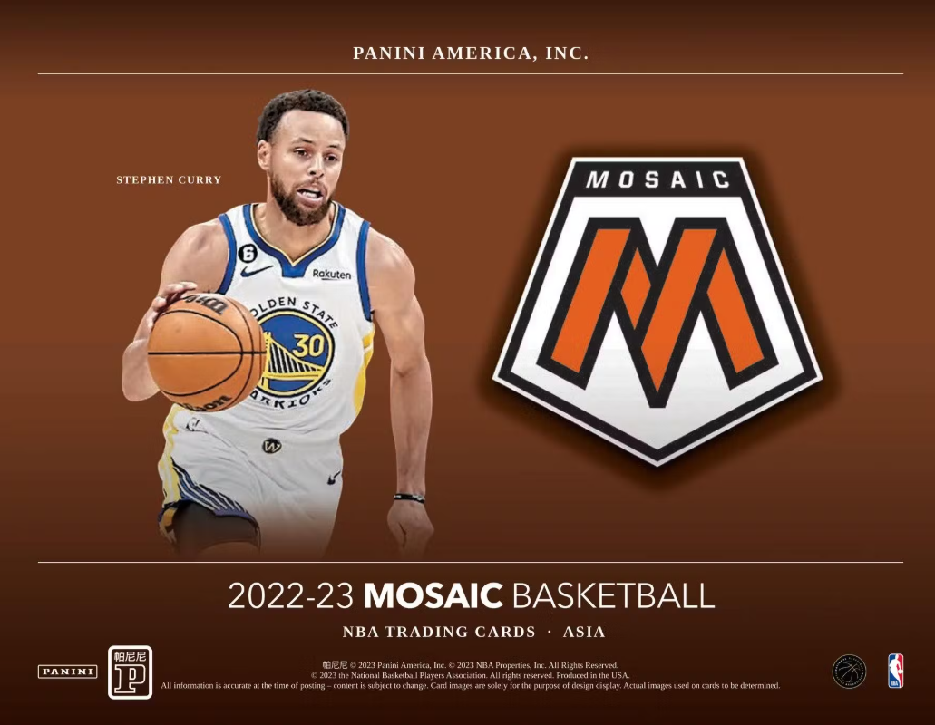 2022-23 Panini Mosaic Cartes Basketball NBA Asia Box
