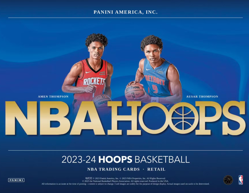 2023-24 Panini HOOPS Cartes Basketball NBA 6-Pack Blaster Box