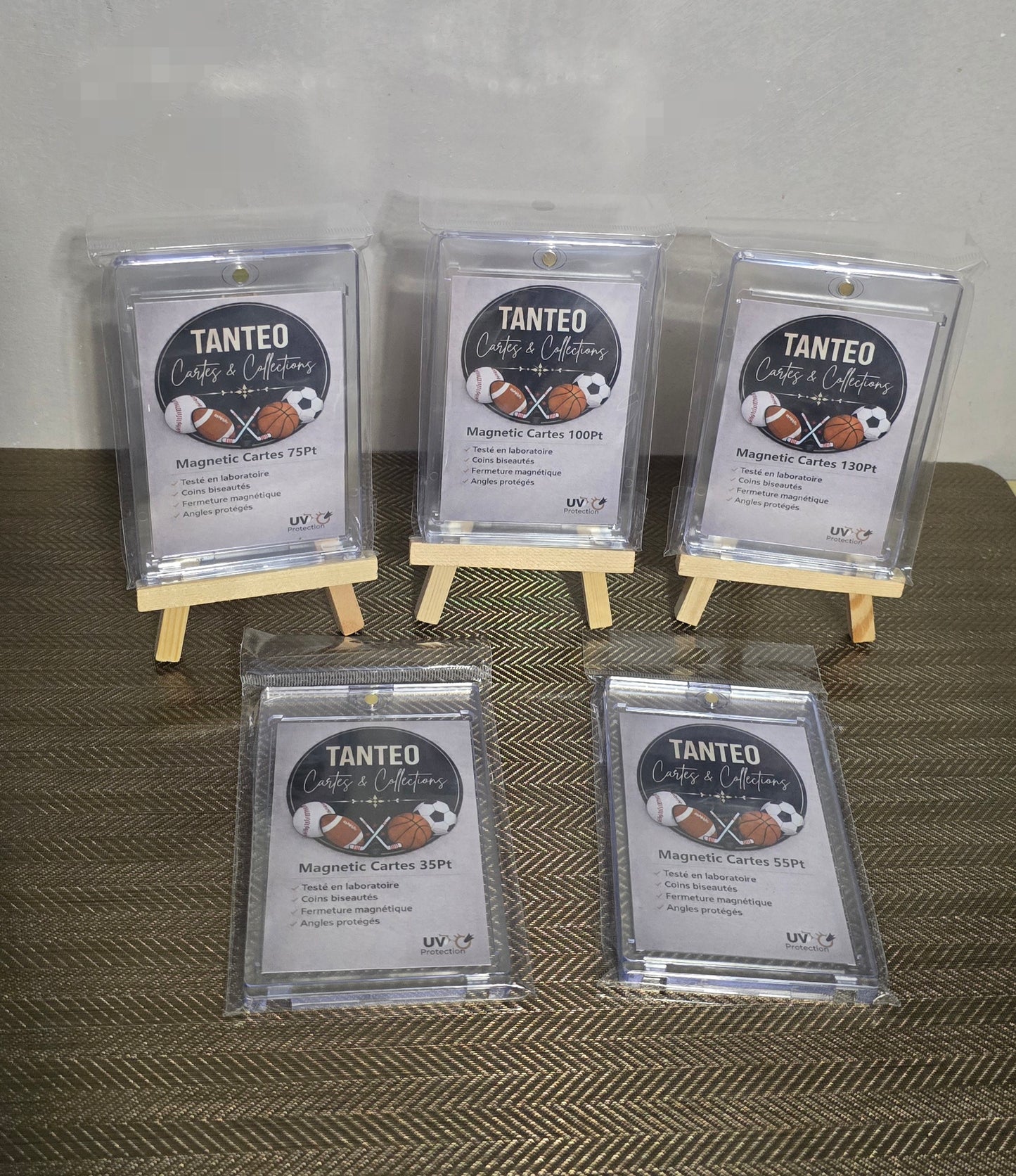 Lot Collectionneur - Magnetic Card Holder 35+55+75+100+130 PT - TCC