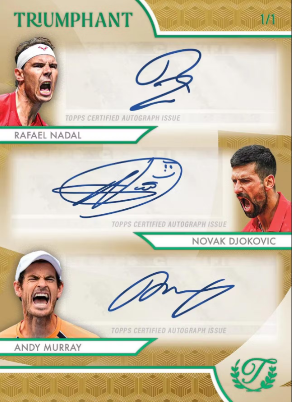 2025 Topps Triumphant Cartes Tennis Hobby Box