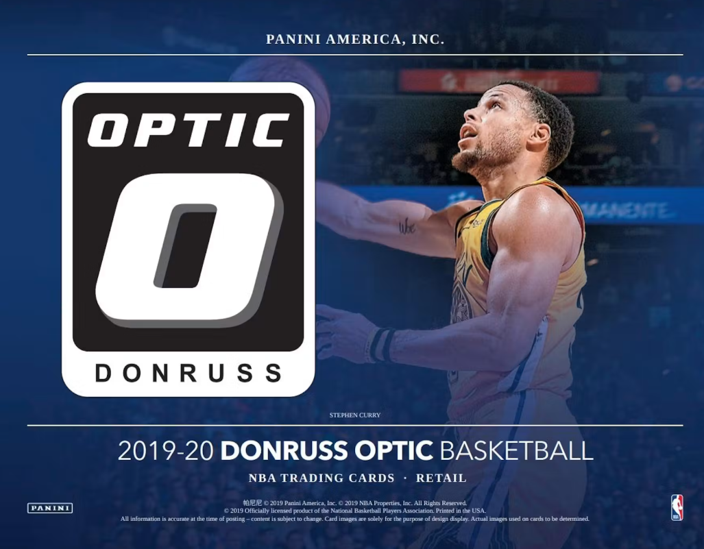 2019-20 Panini Donruss Optic Cartes Basketball NBA Blaster Box