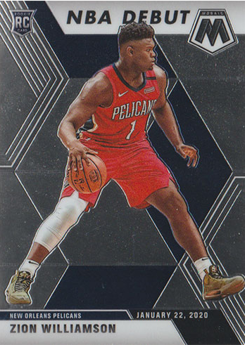 2019-20 Panini Mosaic Cartes Basketball NBA Mega Box