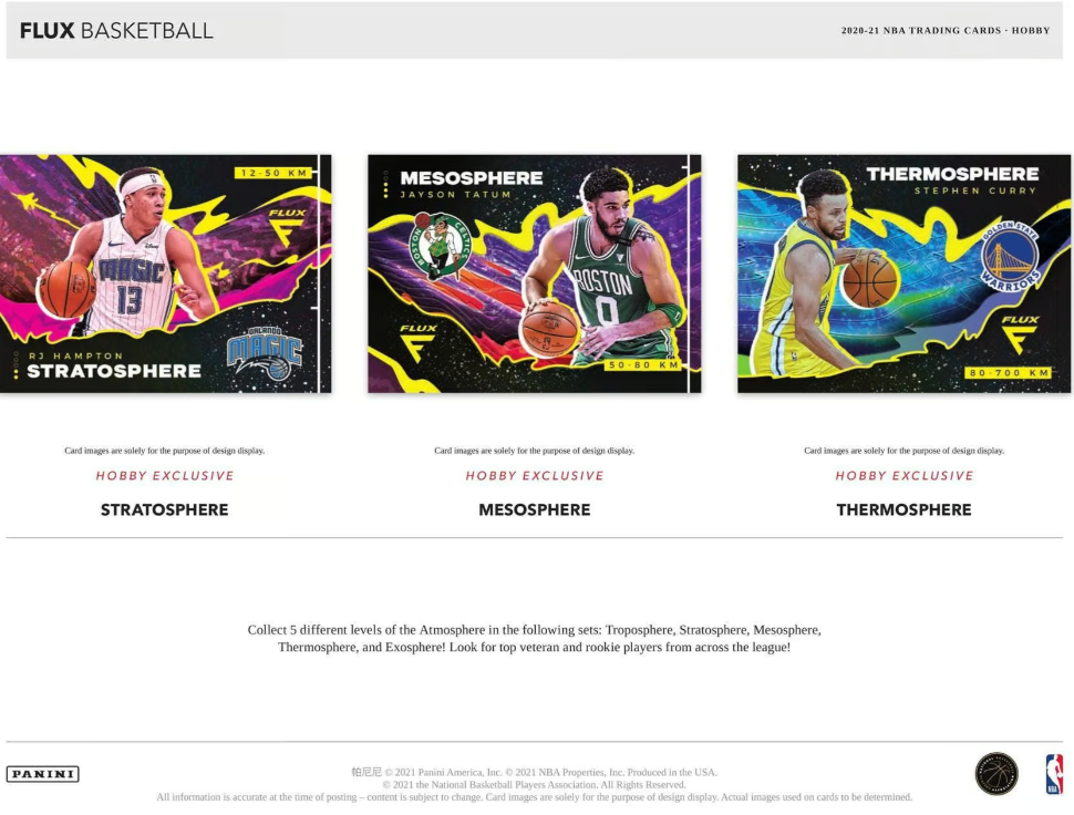 2020-21 Panini Flux Cartes Basketball NBA Hobby Box
