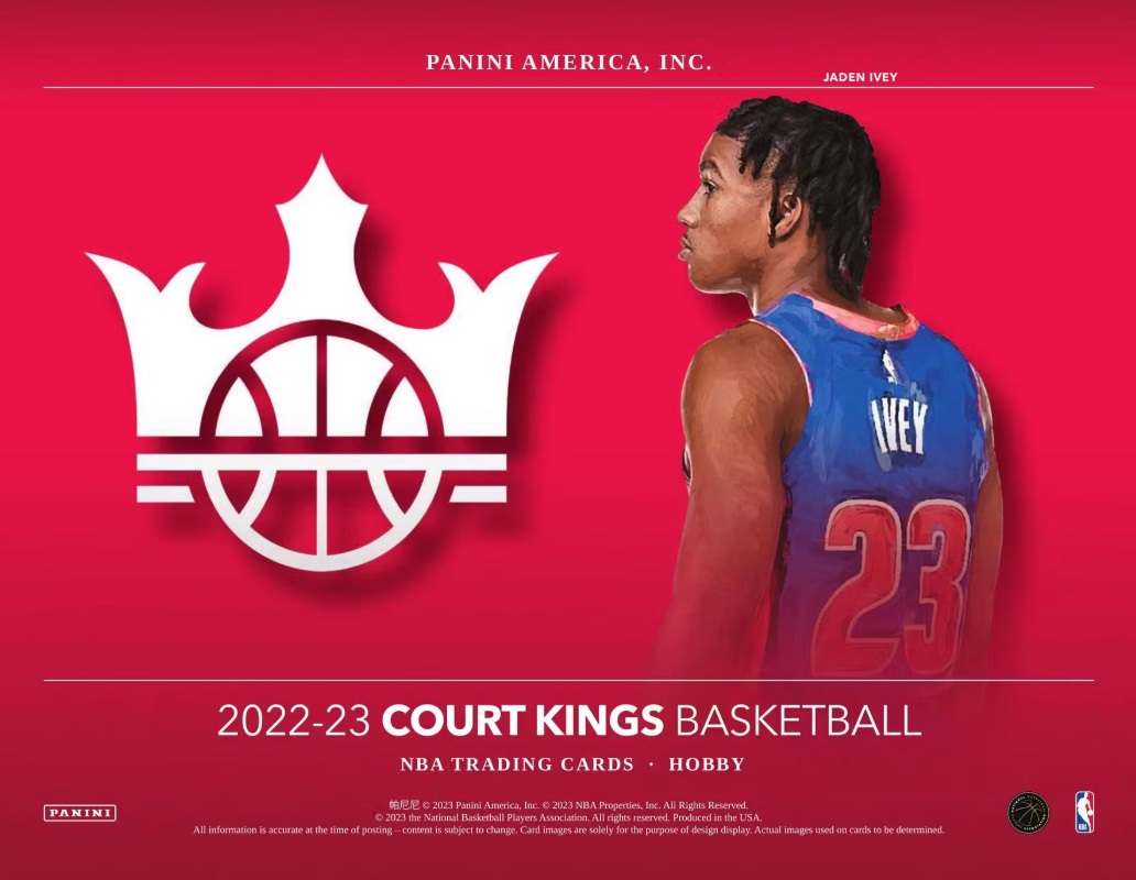 2022-23 Panini Court Kings Cartes Basketball NBA Hobby Box
