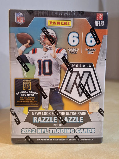 2022 Panini Mosaïc Cartes Football NFL Hobby Blaster Box ( Red Inserts ) - TANTEO Cartes & Collections