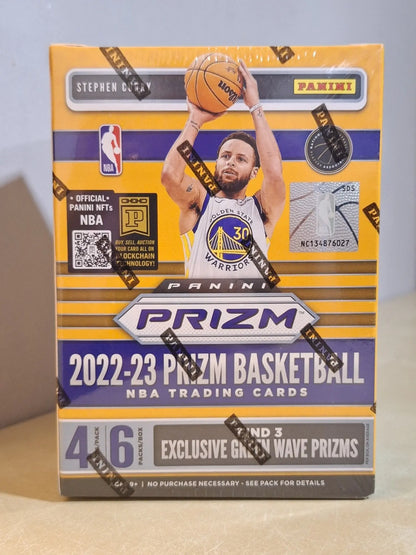 2022/2023 Panini Prizm Cartes Basketball NBA Hobby Blaster Box (Green Wave Prizm) 