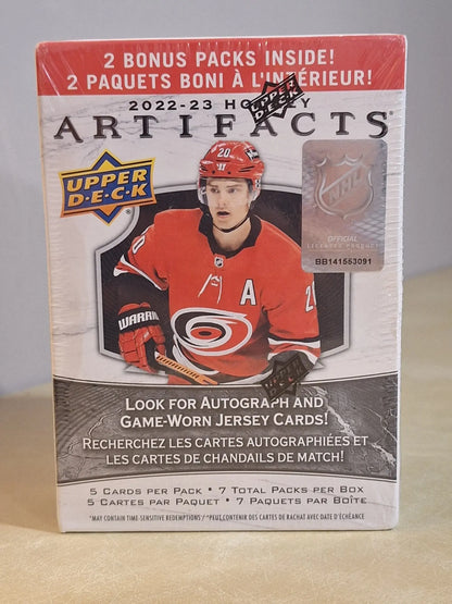 2022/2023 Upper Deck Artifacts Cartes Hockey NHL Blaster Box - TANTEO Cartes & Collections