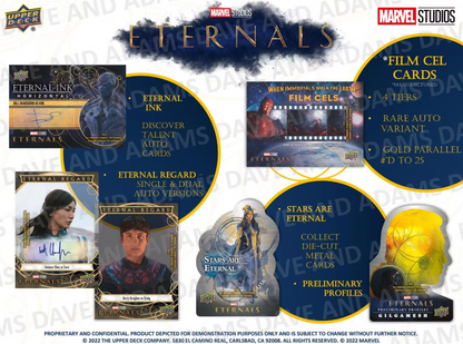 2023 UpperDeck Eternals Cartes Marvel Studios Hobby Box