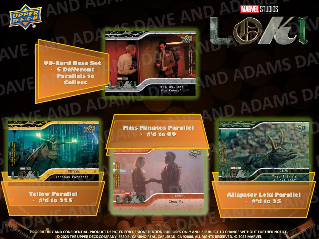 2023 UpperDeck LOKI Cartes Marvel Studios Blaster Box