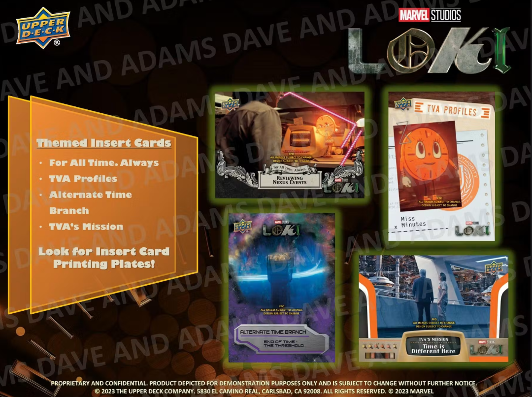 2023 UpperDeck LOKI Cartes Marvel Studios Blaster Box