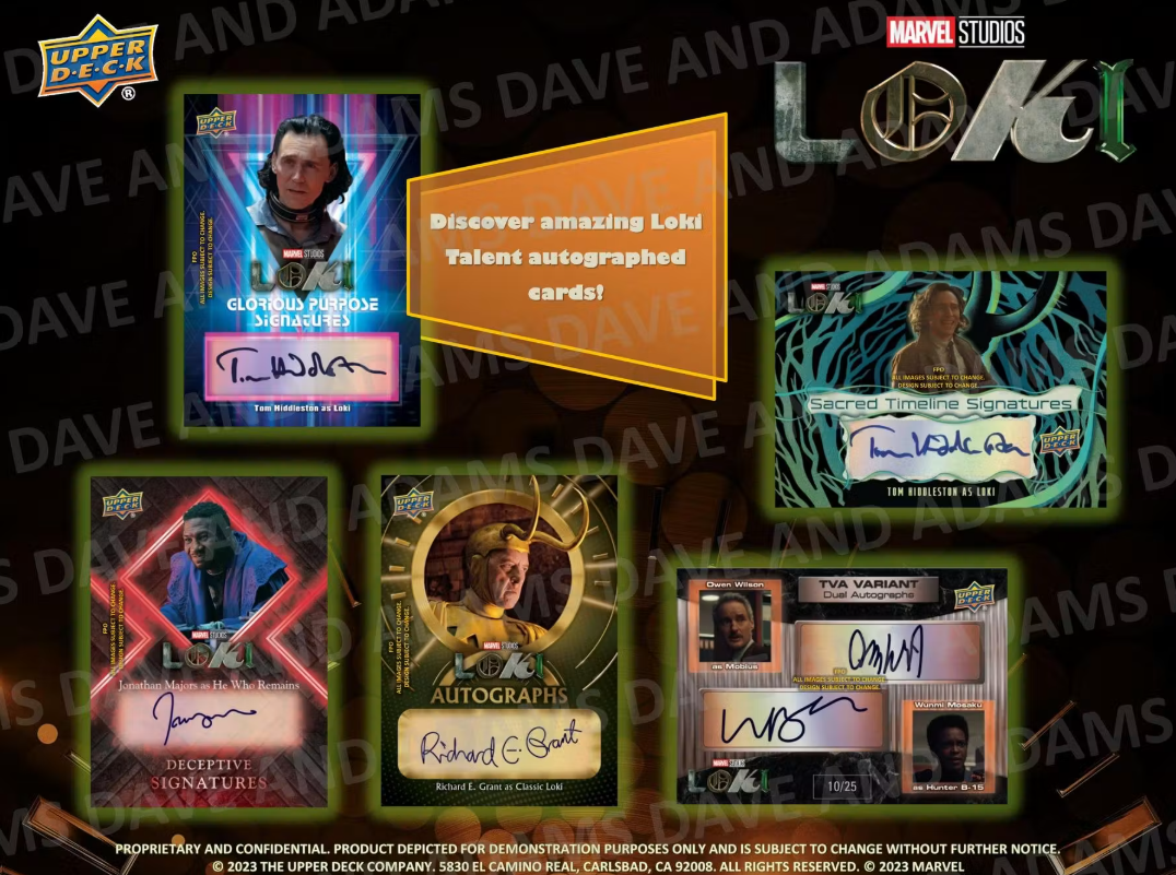 2023 UpperDeck LOKI Cartes Marvel Studios Blaster Box