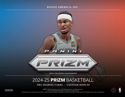 2024-25 Panini Prizm Cartes Basketball NBA Retail Box