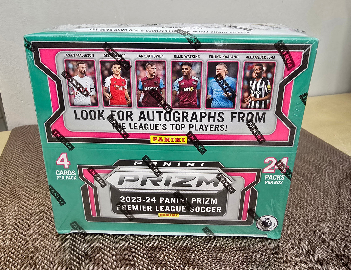 2023/24 Panini Prizm Premier League EPL Soccer Retail 24-Pack Box cartes foot soccer