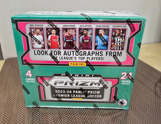 2023/24 Panini Prizm Premier League EPL Soccer Retail 24-Pack Box cartes foot soccer