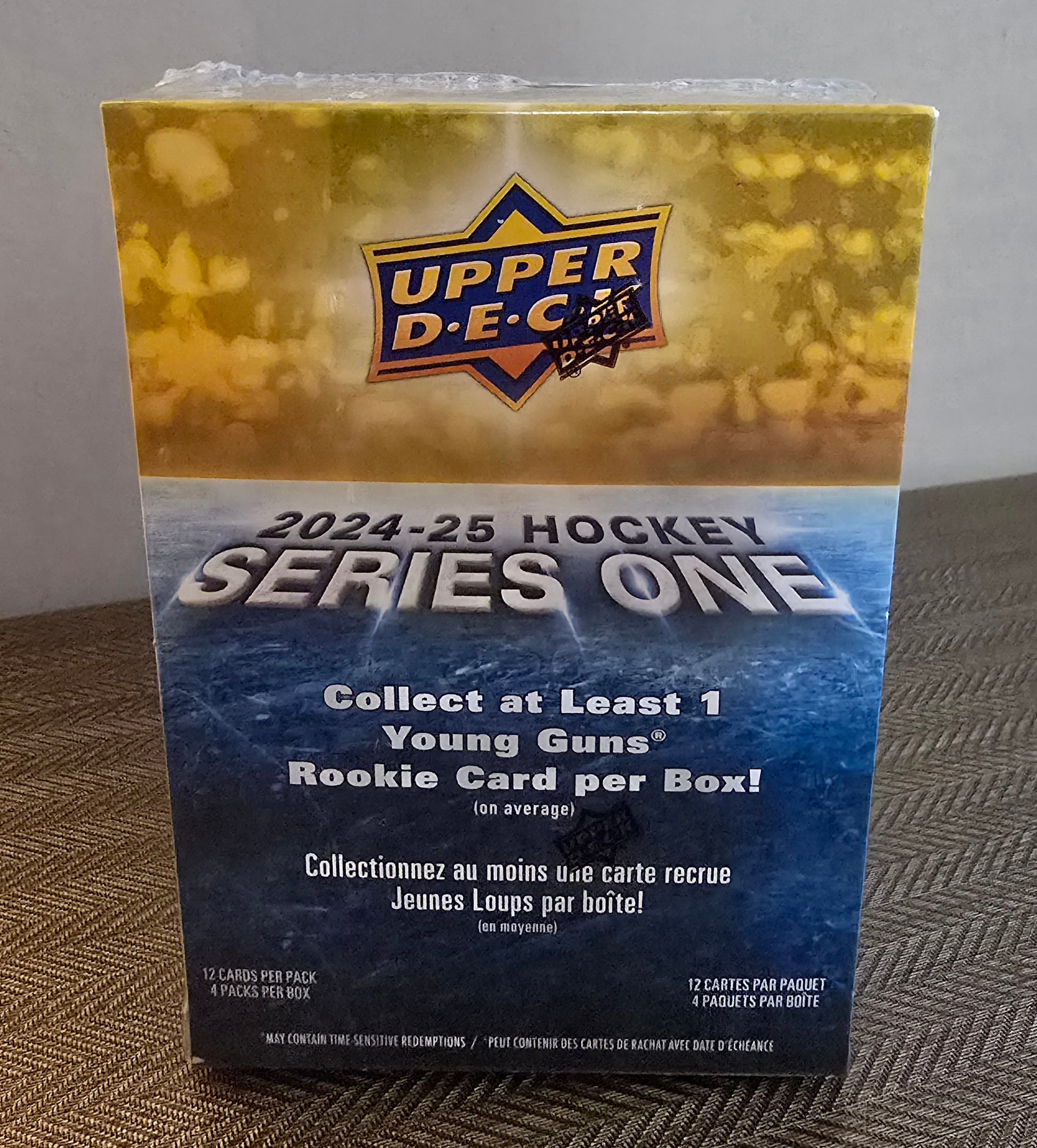 2024/25 Upper Deck Series 1 Cartes Hockey NHL 4-Pack Blaster Box