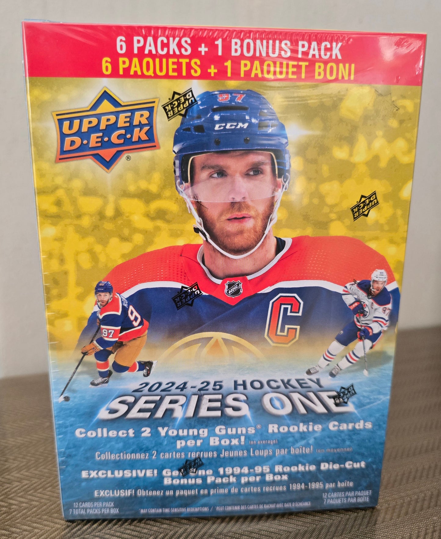 2024/25 Upper Deck Series 1 Cartes Hockey NHL Mega Box