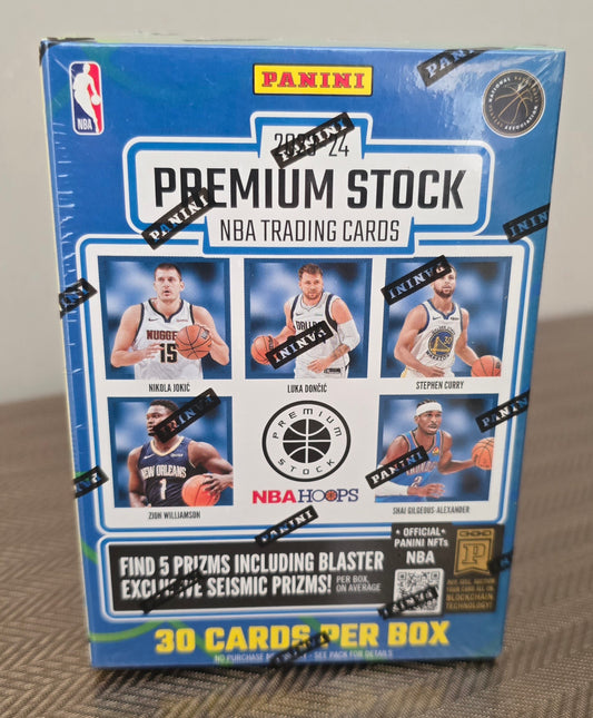 2023/24 Panini Premium Stock Basketball 6-Pack Blaster Box Topps