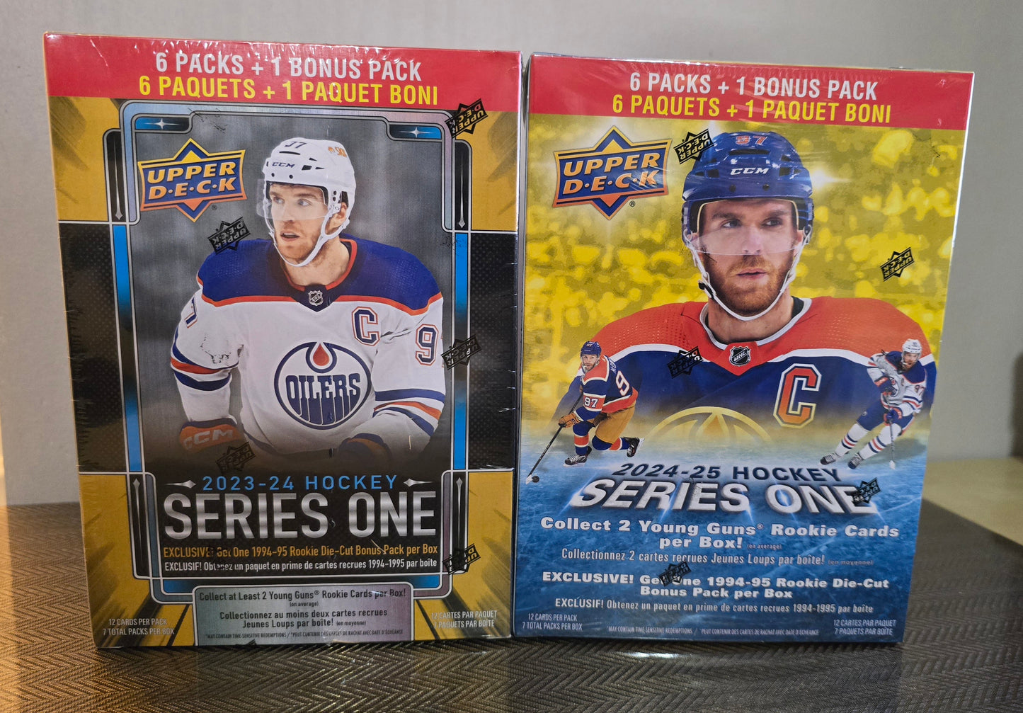 Lot 2 Box Cartes Hockey NHL Upper Deck Series 1 Méga Box