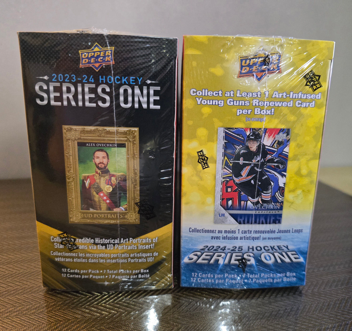 Lot 2 Box Cartes Hockey NHL Upper Deck Series 1 Méga Box