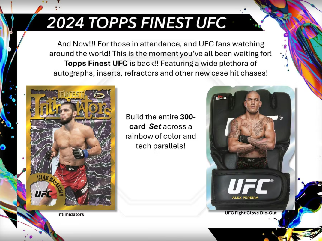 2024 Topps Finest Cartes UFC Blaster Box
