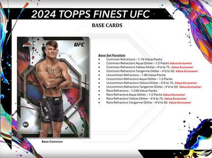 2024 Topps Finest Cartes UFC Blaster Box