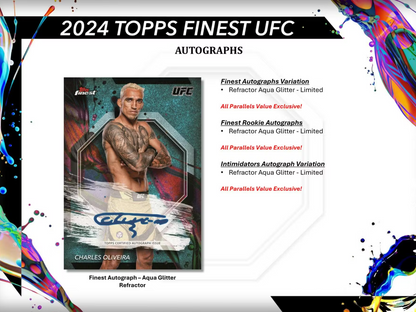 2024 Topps Finest Cartes UFC Blaster Box