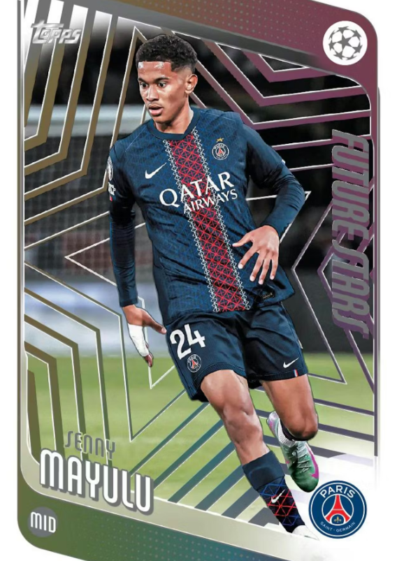 2025-26 Topps UEFA Club Competitions Cartes Foot Soccer Blaster Box