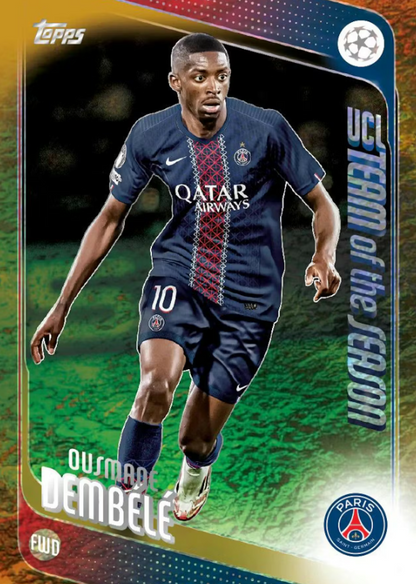 2025-26 Topps UEFA Club Competitions Cartes Foot Soccer Blaster Box