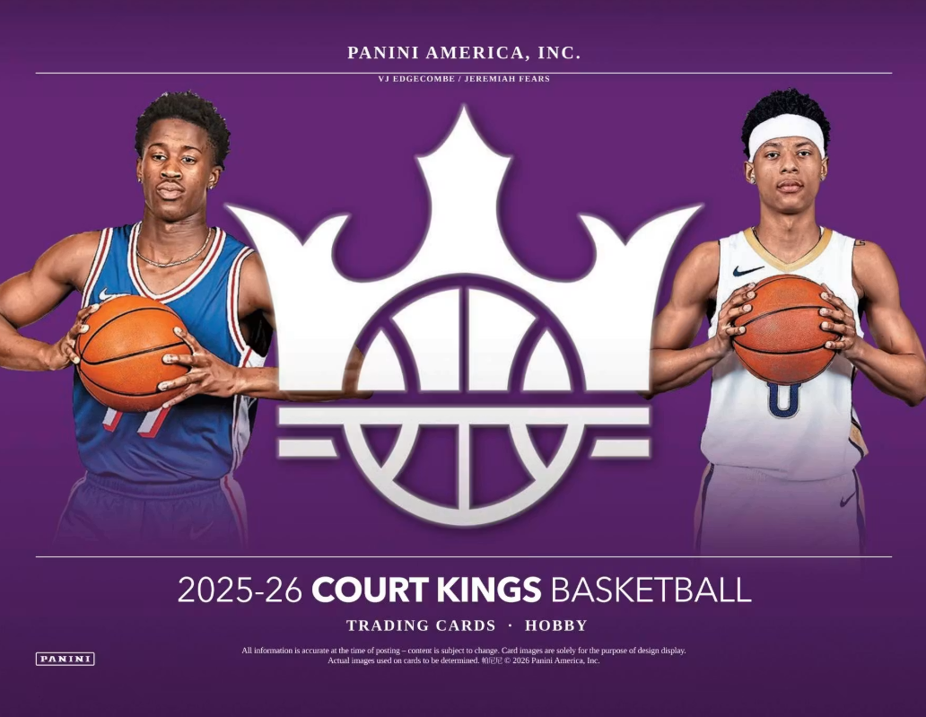 2025-26 Panini Court Kings Cartes Basketball NBA Hobby Box ** PRECOMMANDE **