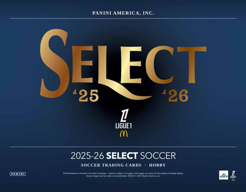 2025-26 Panini Select Ligue 1 Cartes Soccer International H2 Box