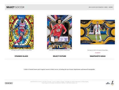 2025-26 Panini Select Ligue 1 Cartes Soccer International H2 Box