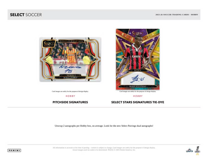 2025-26 Panini Select Ligue 1 Cartes Soccer International H2 Box