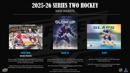 2025-26 Upper Deck Series 2 Cartes Hockey NHL Blaster Box