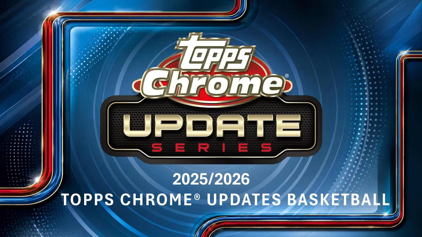 2025-26 Topps Chrome Update Series Cartes Basketball NBA Blaster Box