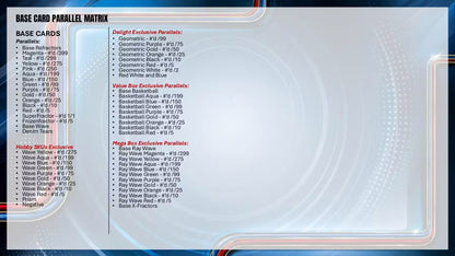 2025-26 Topps Chrome Update Series Cartes Basketball NBA Blaster Box