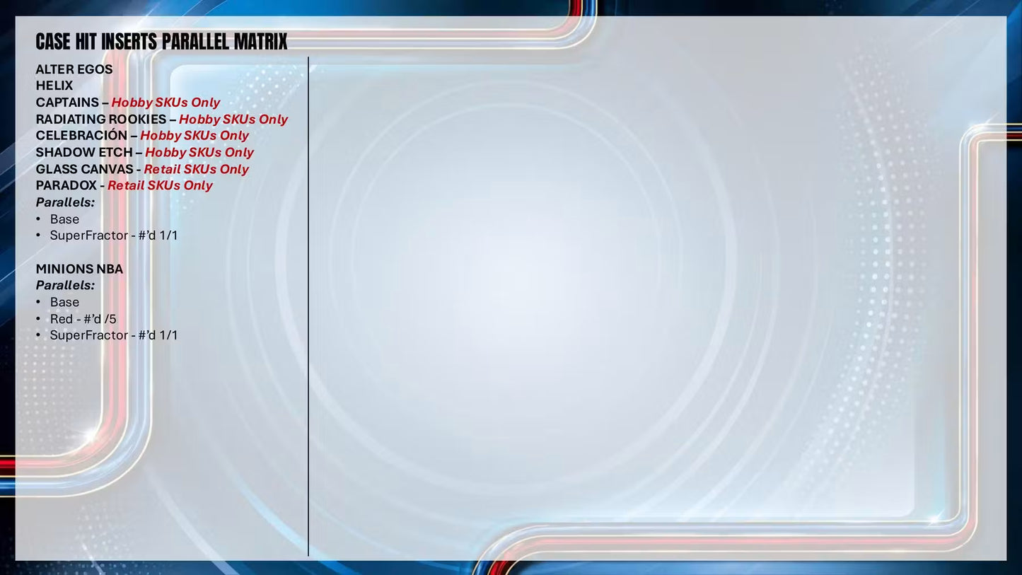 2025-26 Topps Chrome Update Series Cartes Basketball NBA Blaster Box