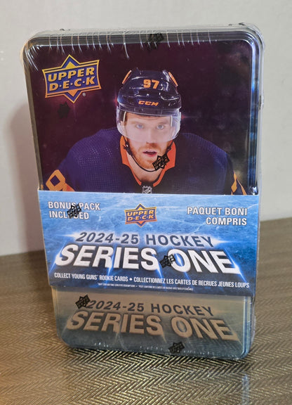 2024-25 Upper Deck Series 1 Tin Cartes Hockey NHL
