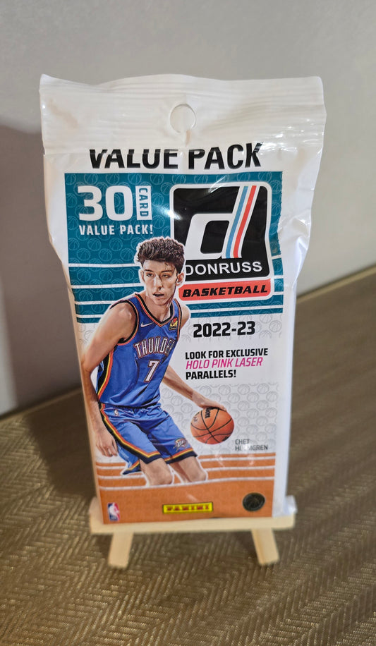 2022/2023 Panini Donruss Cartes Basketball NBA Jumbo Value Pack (Holo Pink Laser) Panini