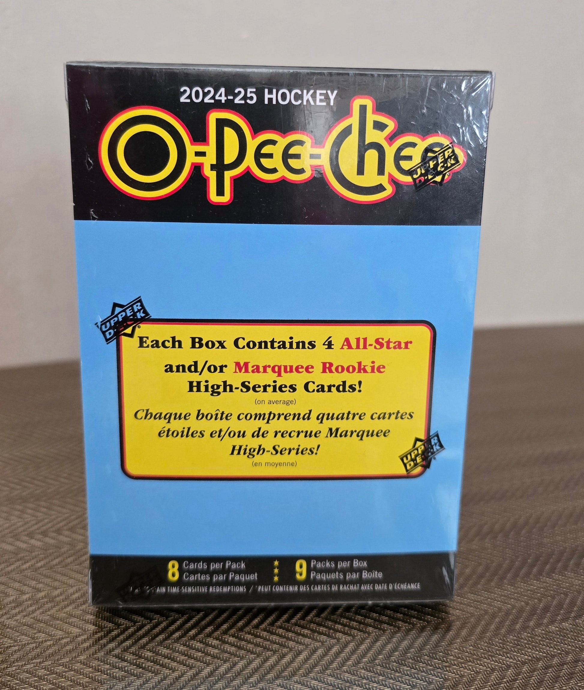 2024-25 Upper Deck O-Pee-Chee Cartes Hockey NHL 9-Pack Blaster Box Upper Deck