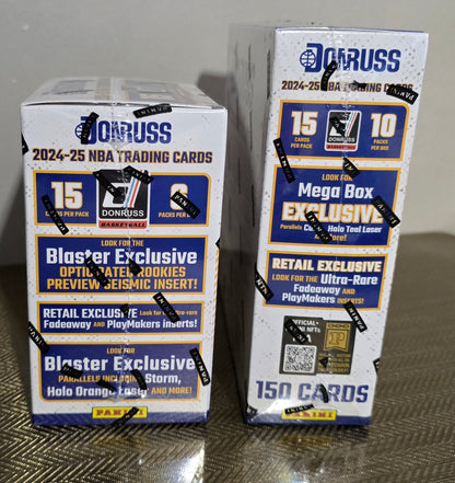 Lot 2 Boxes Cartes Basketball NBA Panini DONRUSS 2024-25 Panini