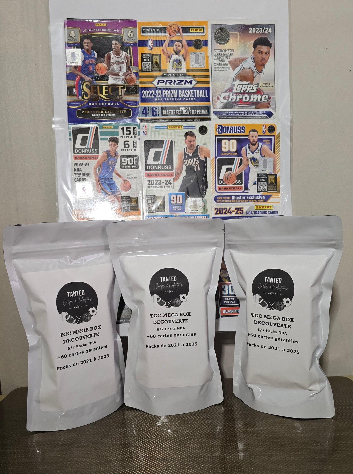 TCC MEGA BOX DECOUVERTE Cartes Basketball NBA TANTEO Cartes & Collections